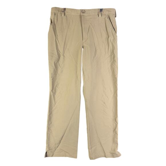 Under Armour Other - Under Armour UA Bentgrass Tech Golf Activewear Pants Khaki Men 36x32 1236337 EUC